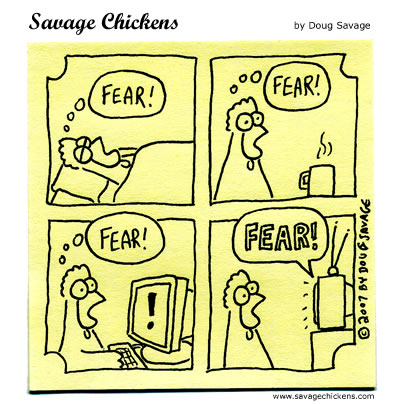 Savage Chickens - Fear comic